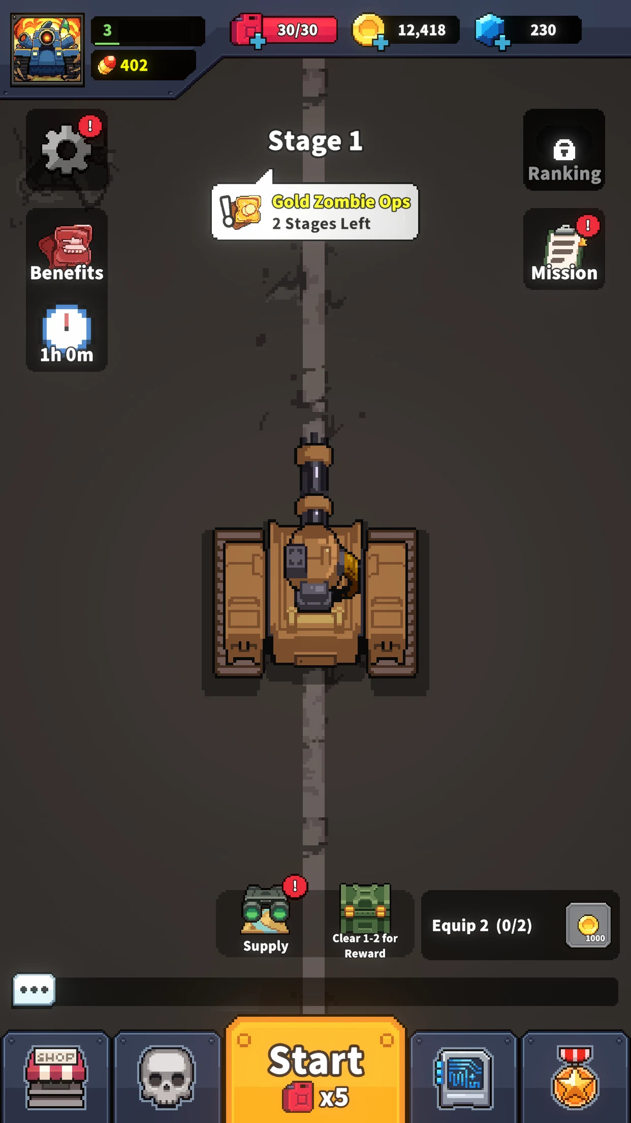 Super Heavy Iron Tank screenshot